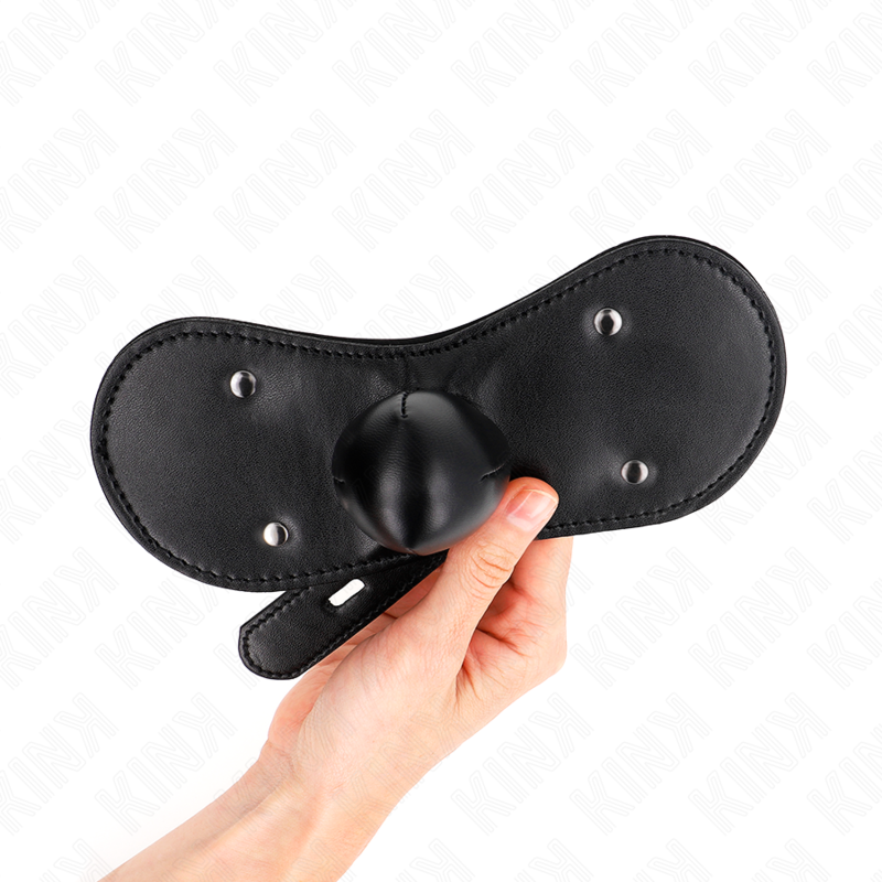 Kink Collar & Gag Kink - Ball Gag Mouth Mask With Lock Adjustable 42-60 Cm