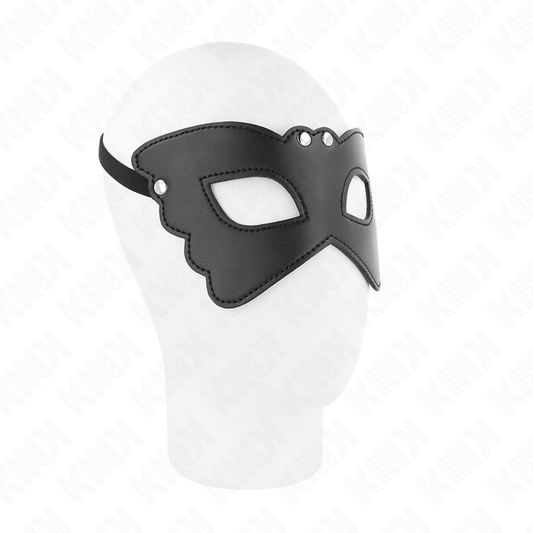 Kink Masked Allure Kink - Butterfly Shaped Leatherette Mask 20 X 9 Cm