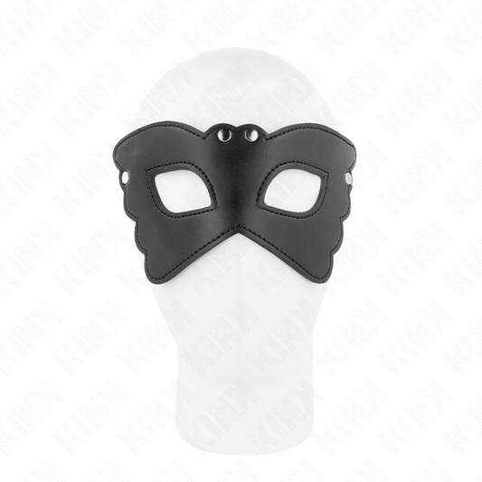 Kink Masked Allure Kink - Butterfly Shaped Leatherette Mask 20 X 9 Cm