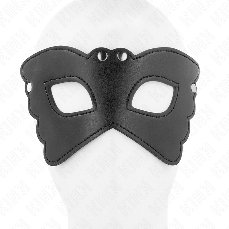Kink Masked Allure Kink - Butterfly Shaped Leatherette Mask 20 X 9 Cm