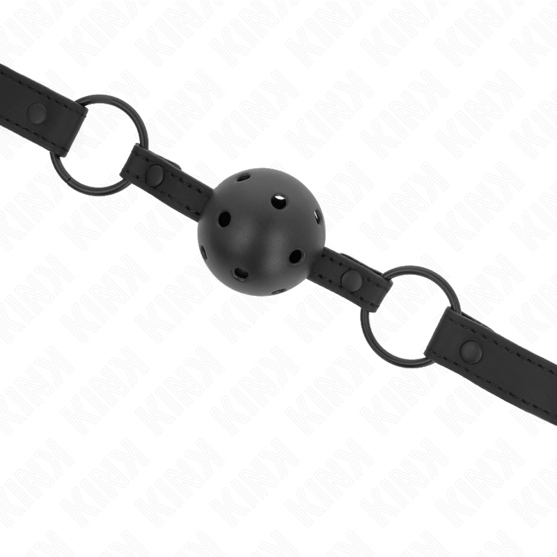 Kink Collar & Gag Kink - Neoprene Ball 4.5 Cm Gag 63.5 X 2 Cm Adjustable 41 X 59 Cm