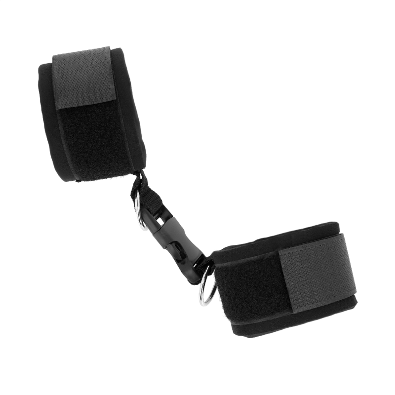 Kink Wrist Restraint Kink - Neoprene Hook&Loop Fastener Wrist Restraints Black Adjustable 22-34 Cm