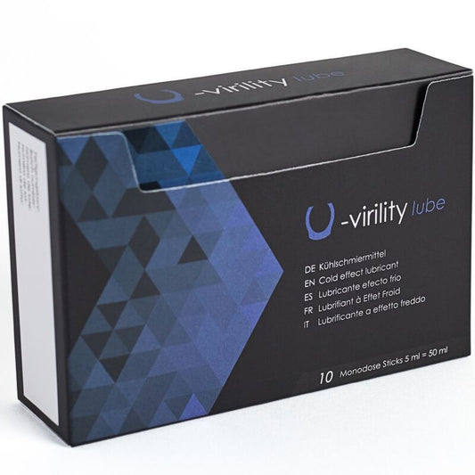 500Cosmetics 500 Cosmetics - U-Virility Lube Cold Effect Lubricant 10 X 5 Ml