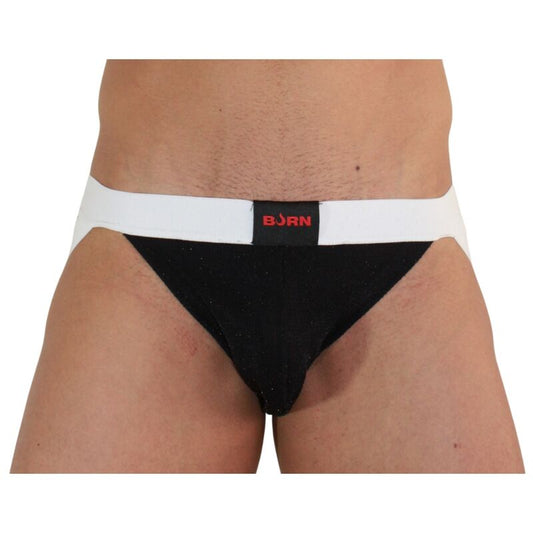 Burn 004 Jock Brillante Negro / Blanco S