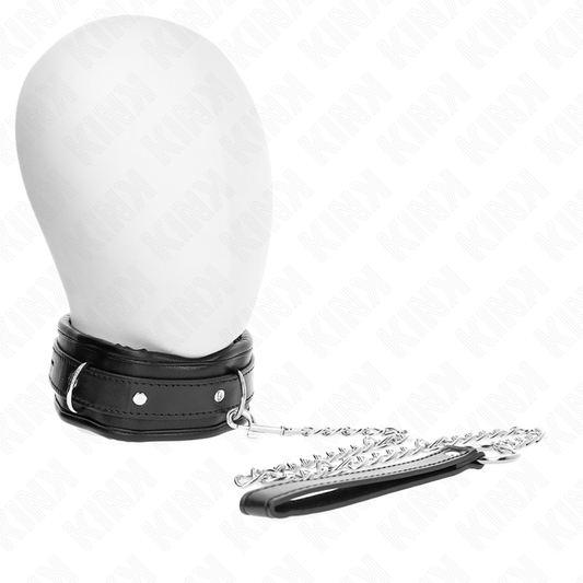 Kink Collar & Gag Kink - Heavy Necklace With Belt 65 Cm Model 1 Adjustable 36.5-50 Cm