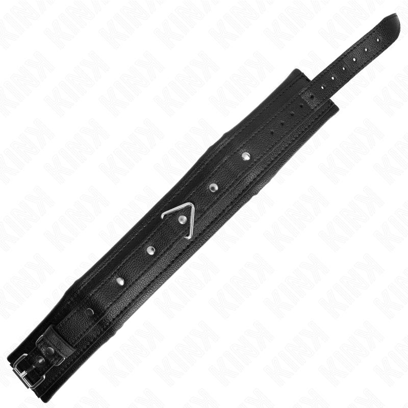 Kink Collar & Gag Kink - Necklace With Sponge Imitation Leather Strap Model 1 Adjustable 37-54 Cm X 3 Cm