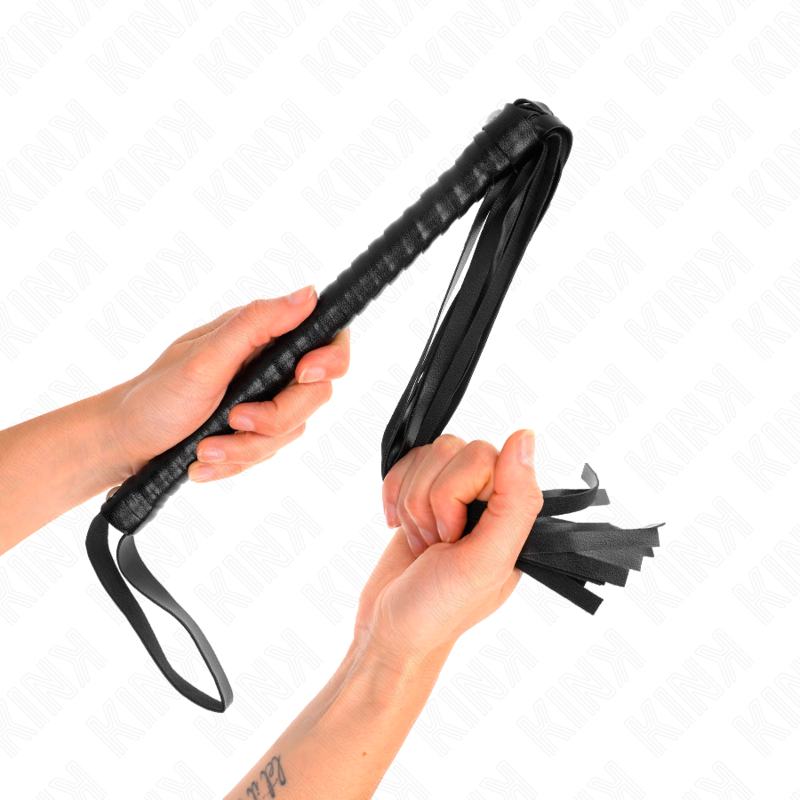 Kink Impact & Touch Kink - Whip With Black Textured Handle 48.5 Cm