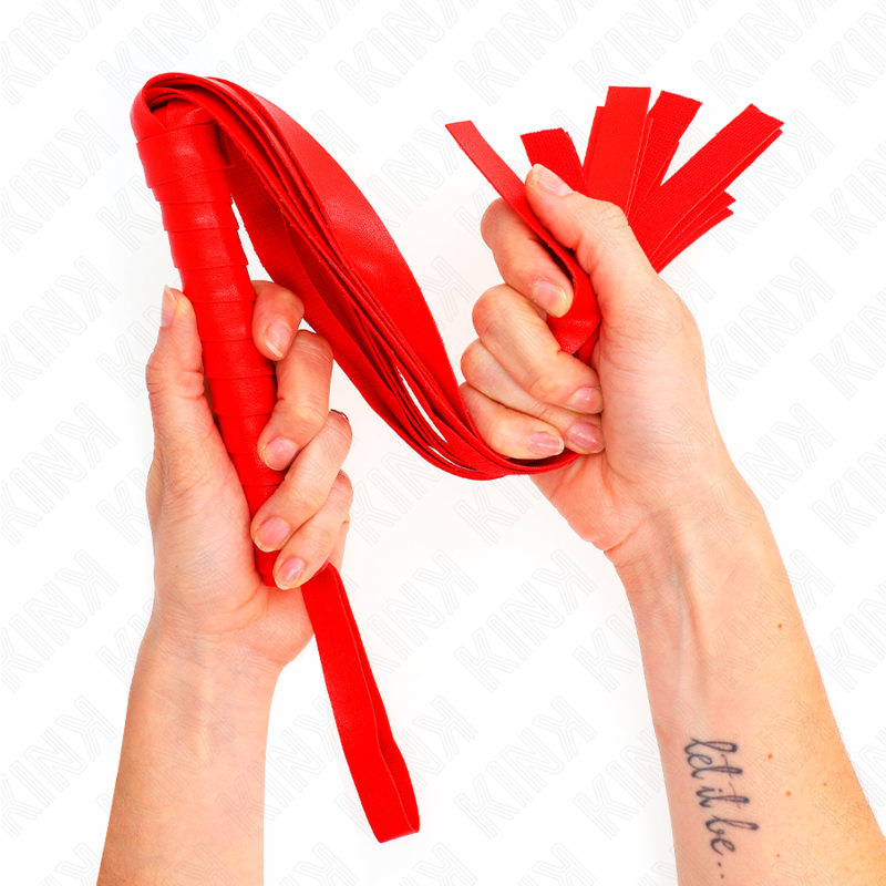 Kink Impact & Touch Kink - Red Wide Tail Whip 48.5 Cm