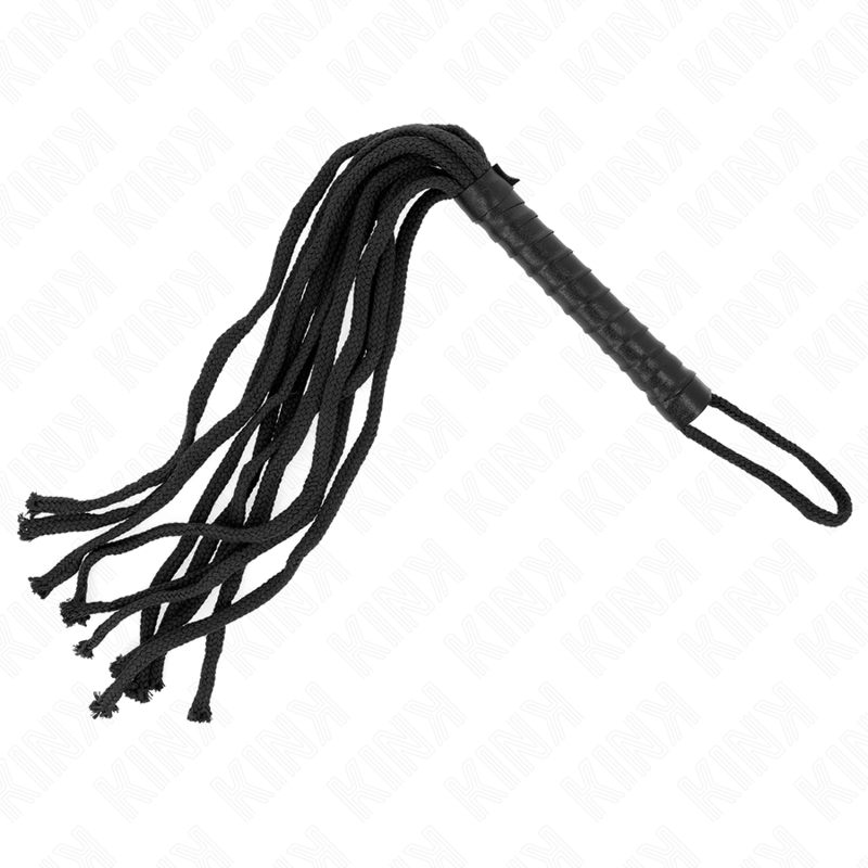 Kink Impact & Touch Kink - Black Rope Whip 56 Cm