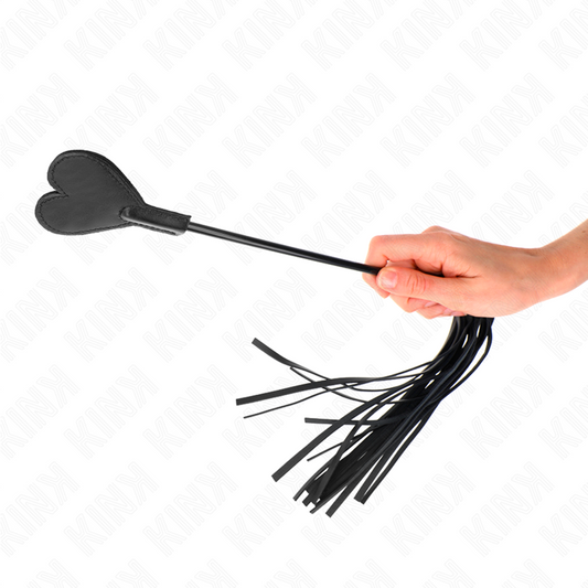 Kink Impact & Touch Kink - Range Whip With Heart Pandel 35 Cm