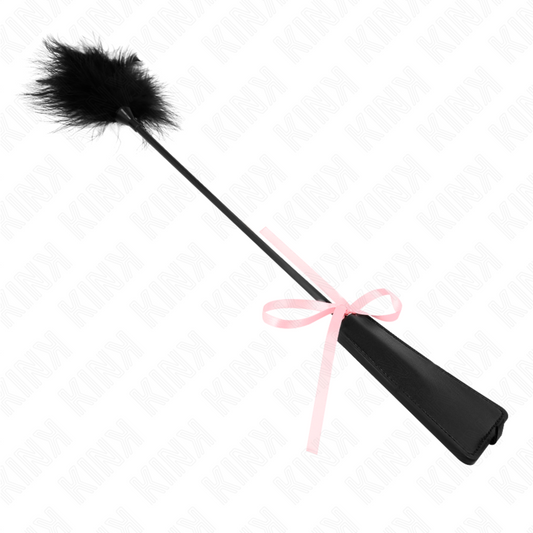 Kink Impact & Touch Kink - Tickle Feathers With Pink Ribbon Bow 49 Cm