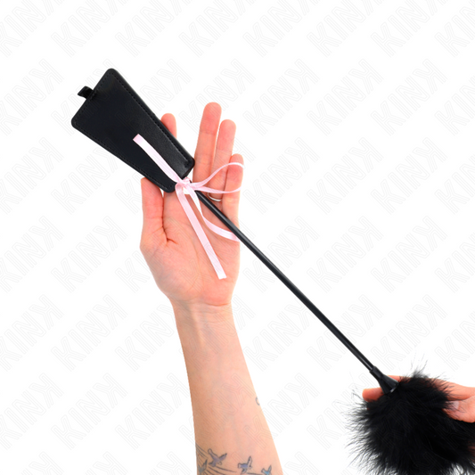 Kink Impact & Touch Kink - Tickle Feathers With Pink Ribbon Bow 49 Cm