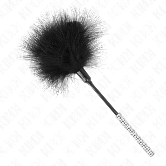 Kink Impact & Touch Kink - Tickle Feathers With Rhinestone Handle 27 Cm