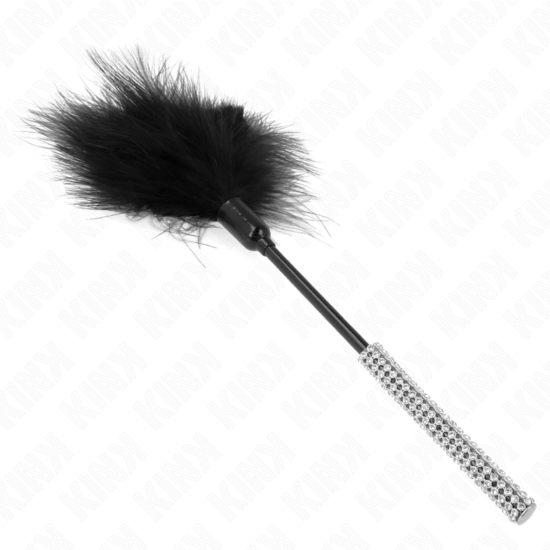 Kink Impact & Touch Kink - Tickle Feathers With Rhinestone Handle 27 Cm