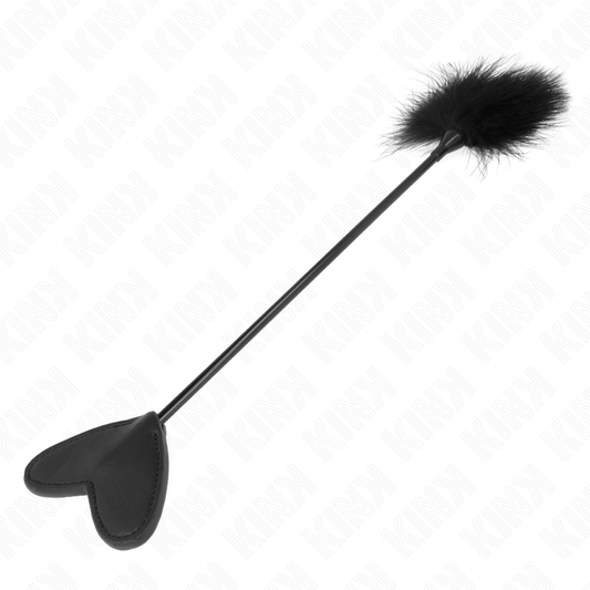 Kink Impact & Touch Kink - Tickle Feathers With Heart Paddle 31 Cm