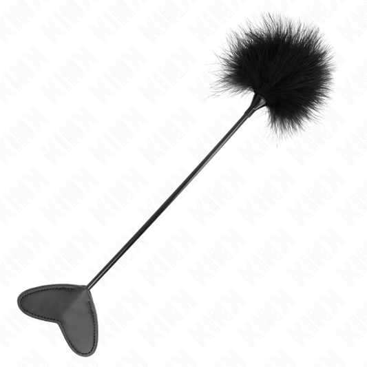 Kink Impact & Touch Kink - Tickle Feathers With Heart Paddle 31 Cm