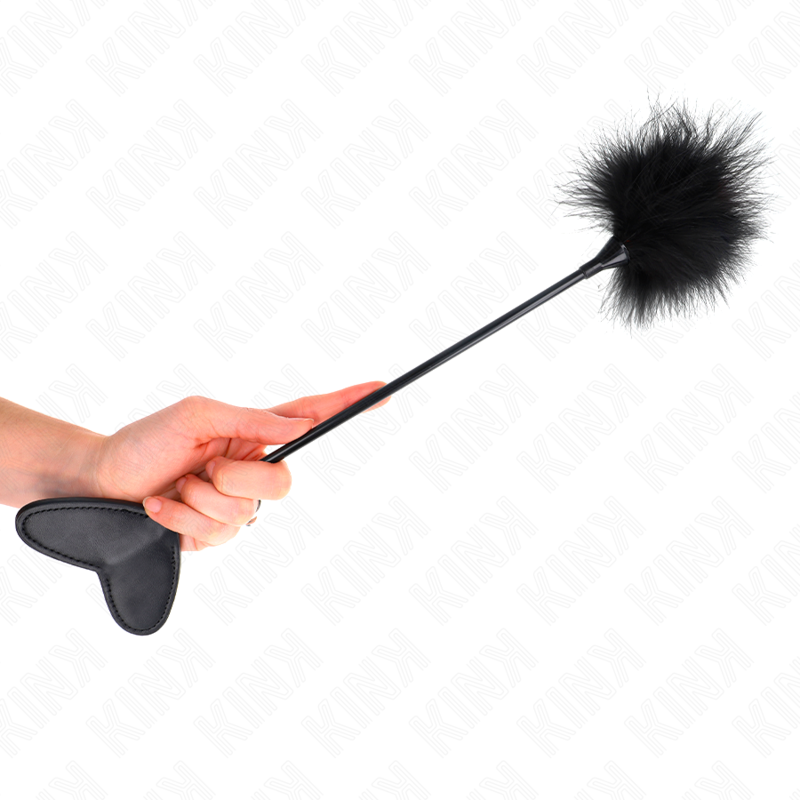 Kink Impact & Touch Kink - Tickle Feathers With Heart Paddle 31 Cm