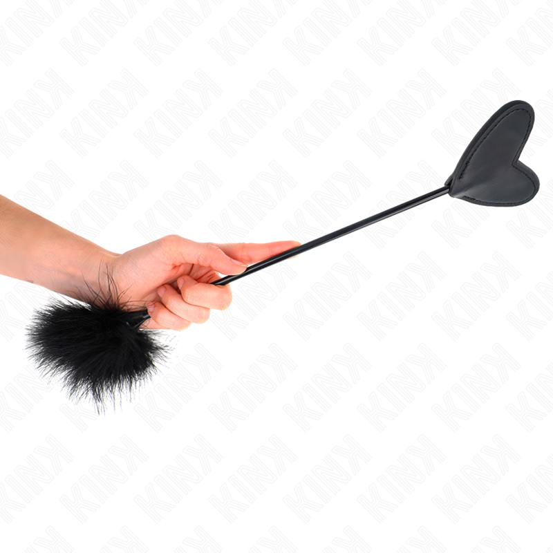 Kink Impact & Touch Kink - Tickle Feathers With Heart Paddle 31 Cm