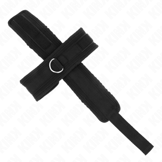Kink Wrist Restraint Kink - Cross Cuffs Black 34 X 5.5 Cm