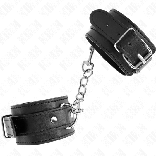 Kink Wrist Restraint Kink - Thin Wrist Restraints Black Adjustable 21-33 Cm