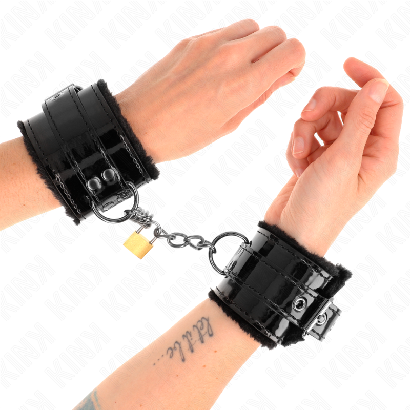 Kink Wrist Restraint Kink - Light Wrist Restraints With A Copper Lock Adjusable 17-29 Cm X 5.5 Cm