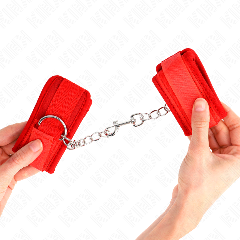 Kink Wrist Restraint Kink - Neoprene Wrist Restraints Red 42 X 5 Cm
