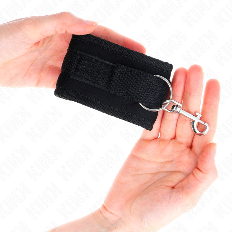 Kink Wrist Restraint Kink - Nylon Bind Hook&Loop Wrist Restraints Black Model 2 Adjustable 18-35 Cm X 6 Cm
