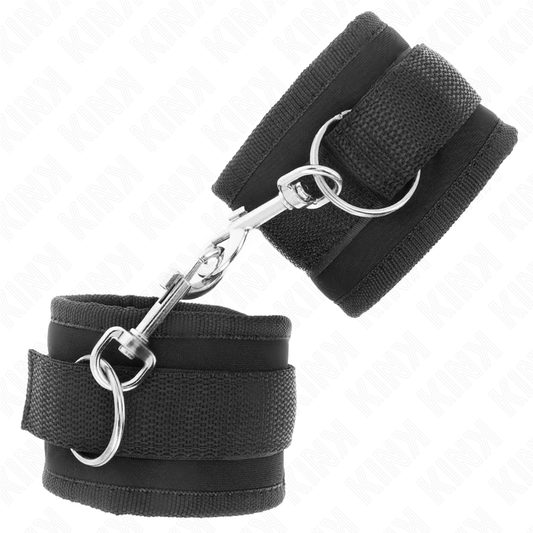 Kink Wrist Restraint Kink - Nylon Bind Hook&Loop Wrist Restraints Black Model 2 Adjustable 18-35 Cm X 6 Cm