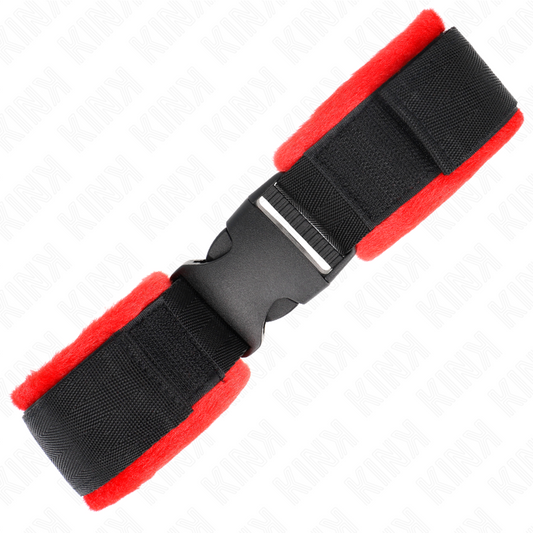 Kink Wrist Restraint Kink - Nylon Bind Hook&Loop Wrist Restraints Black Model 1 Ajdustable 25-35 Cm X 6 Cm