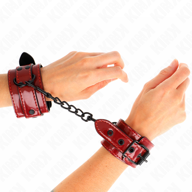 Kink Wrist Restraint Kink - Dark Red Wrist Cuffs 23 X 5 Cm