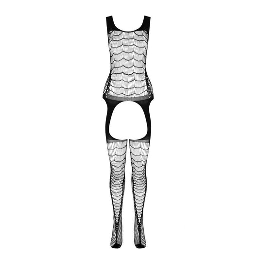 Passion Woman Bodystockings Passion - Bs 104 Bodystocking White One Size