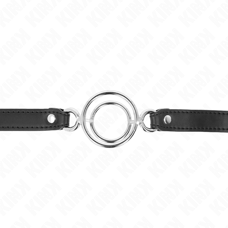 Kink Collar & Gag Kink - Gag With Multiple O-Rings 5 Cm Black 63 X 2.5 Cm