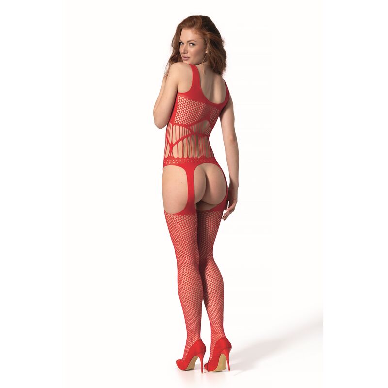 Passion Woman Bodystockings Passion - Bs 106 Bodystocking Red One Size