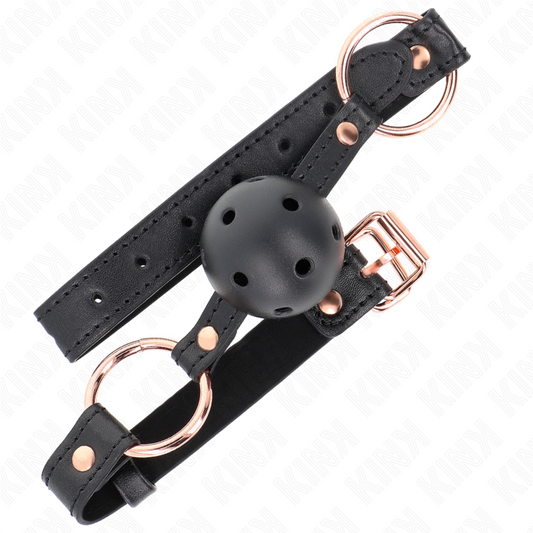 Kink Collar & Gag Kink - Premium Tpe Ball 4 Cm Gag 60 X 2 Cm
