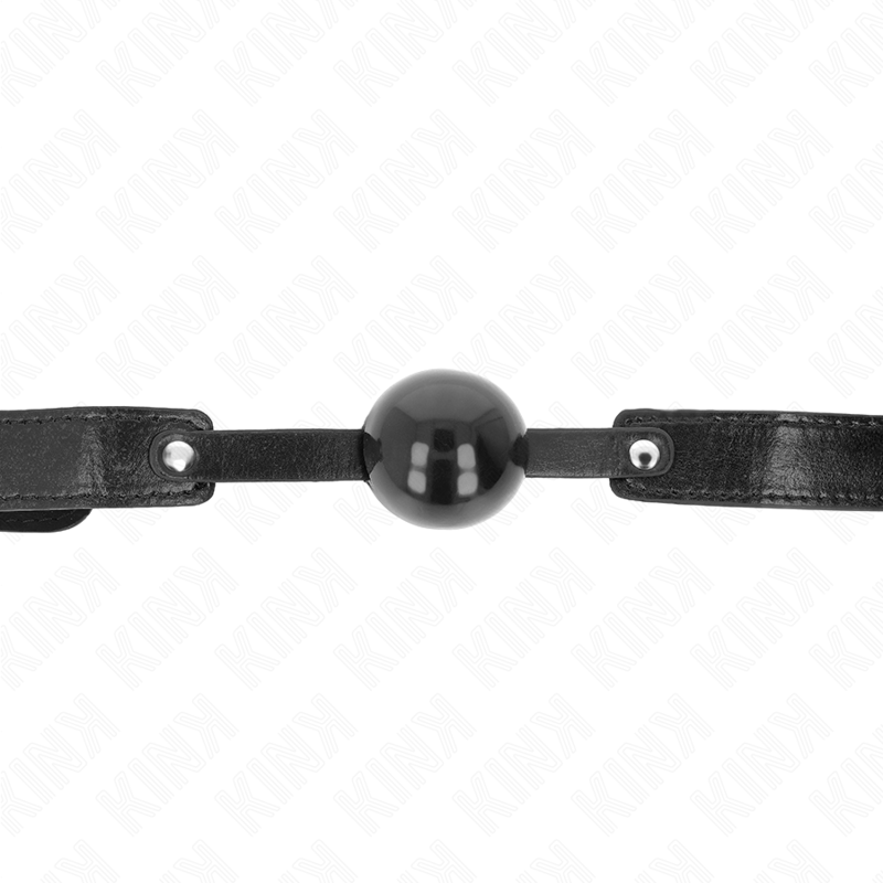 Kink Collar & Gag Kink - Soft Tpe Ball 4 Cm Gag Model 2 65 X 2.5 Cm
