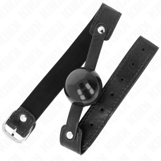 Kink Collar & Gag Kink - Soft Tpe Ball 4 Cm Gag Model 2 65 X 2.5 Cm