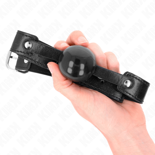 Kink Collar & Gag Kink - Soft Tpe Ball 4 Cm Gag Model 2 65 X 2.5 Cm