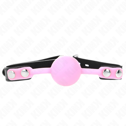 Kink Collar & Gag Kink - Luminous Silicone Ball 4 Cm Gag 60 X 2 Cm