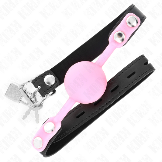 Kink Collar & Gag Kink - Luminous Silicone Ball 4 Cm Gag 60 X 2 Cm