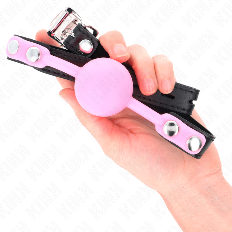 Kink Collar & Gag Kink - Luminous Silicone Ball 4 Cm Gag 60 X 2 Cm