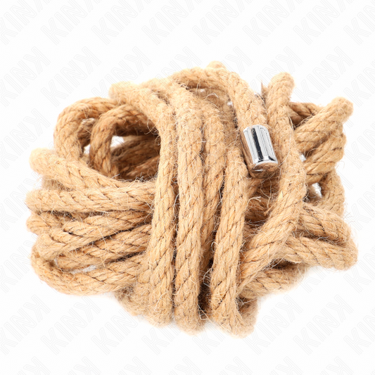 Kink Rope Arts Kink - Hemp Rope With Metal Head 5 Meter