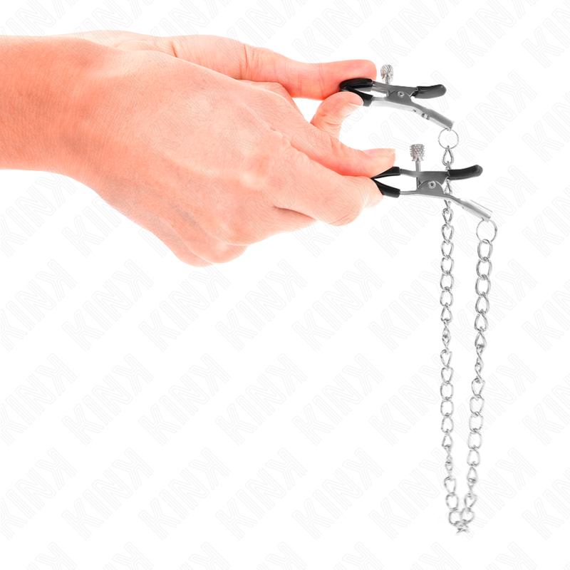 Kink Nipple Grip Kink - Thin Chain Nipple Clamps 30 Cm