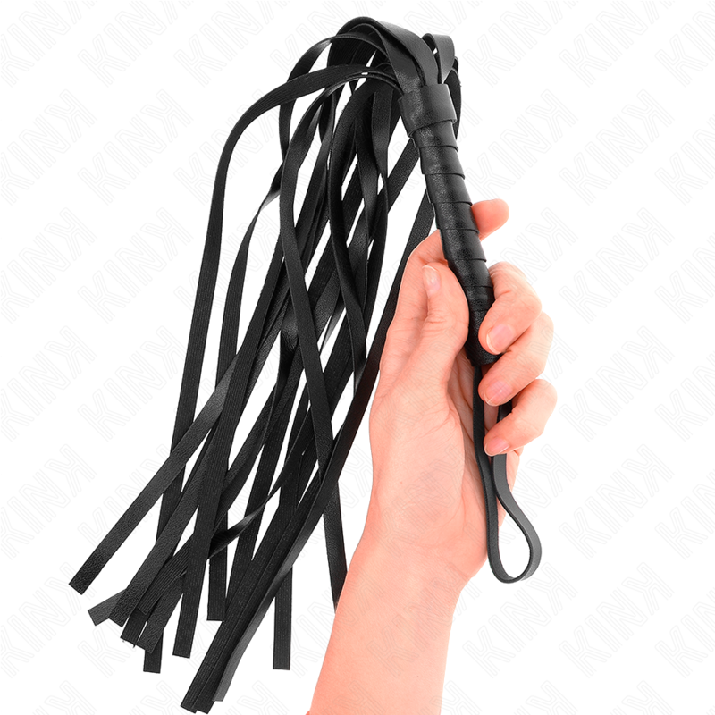 Kink Impact & Touch Kink - Simple Black Whip 45 Cm