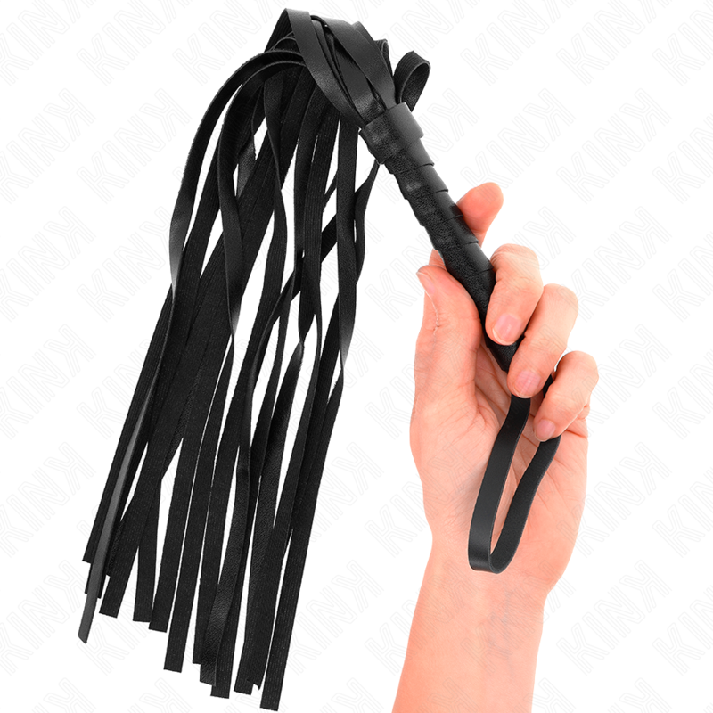 Kink Impact & Touch Kink - Simple Black Whip 45 Cm