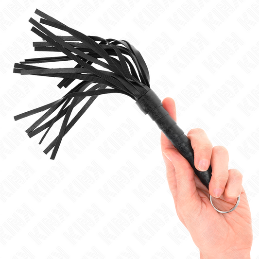Kink Impact & Touch Kink - Simple Mini Black Whip 28 Cm