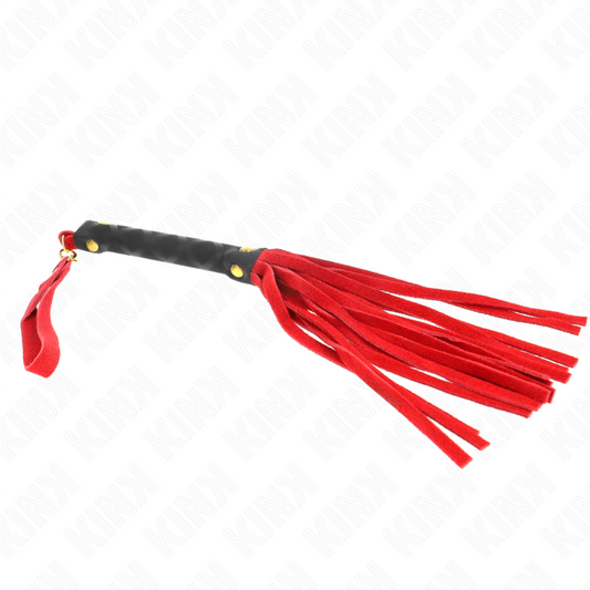 Kink Impact & Touch Kink - Red Suede Mini Whip 30 Cm