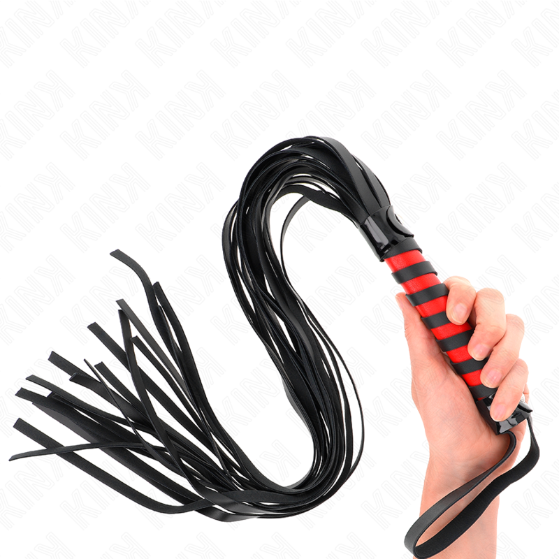 Kink Impact & Touch Kink - Long Striped Whip 70 Cm