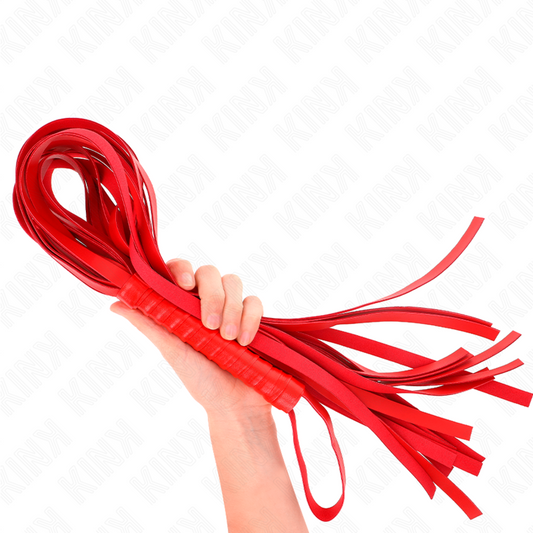 Kink Impact & Touch Kink - Red Short Handle Long Tail Whip 70 Cm