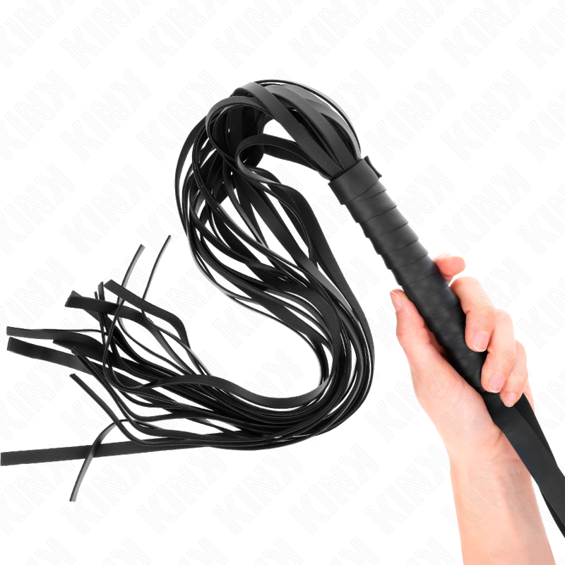 Kink Impact & Touch Kink - Negro Short Handle Long Tail Whip 70 Cm