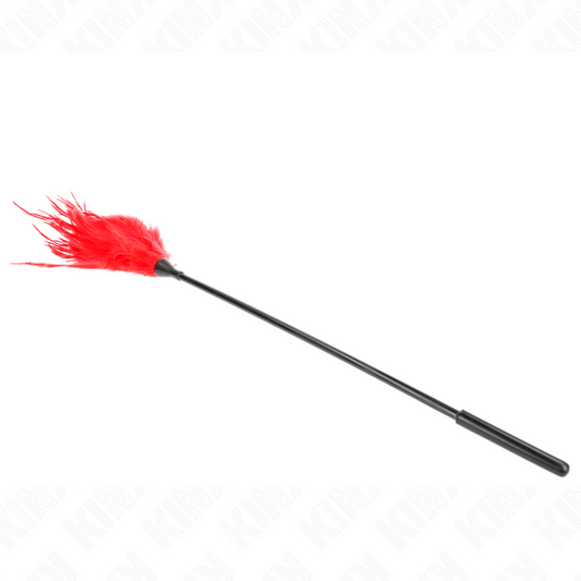 Kink Impact & Touch Kink - Multiple Red Tickle Feathers 45 Cm